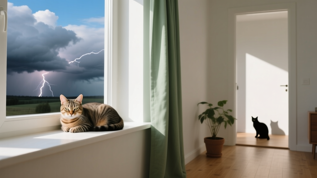 Can weather affect cats behavior veterinarian? Yes — and here’s exactly how barometric pressure drops, humidity spikes, and seasonal shifts trigger hiding, vocalization, restlessness, or aggression (with vet-confirmed signs to watch for and 5 low-stress interventions you can start tonight).
