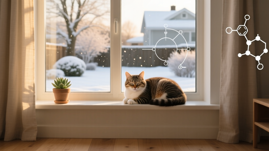 Why Do Cats Behavior Change Winter Care: 7 Science-Backed Adjustments You’re Overlooking (That Prevent Stress, Weight Gain & Nighttime Yowling)