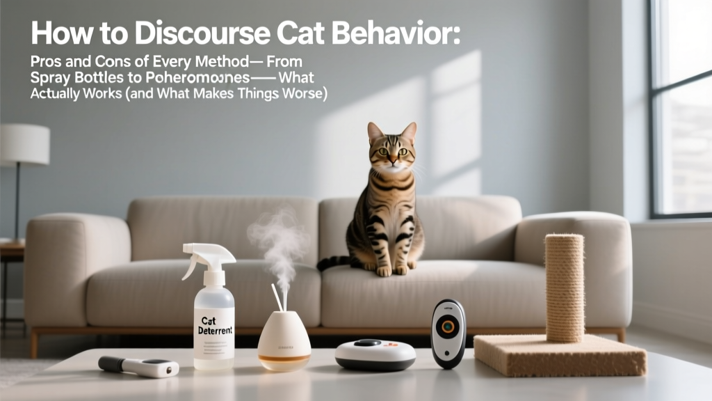 How to Discourage Cat Behavior: Pros and Cons of Every Method—From Spray Bottles to Pheromones—What Actually Works (and What Makes Things Worse)