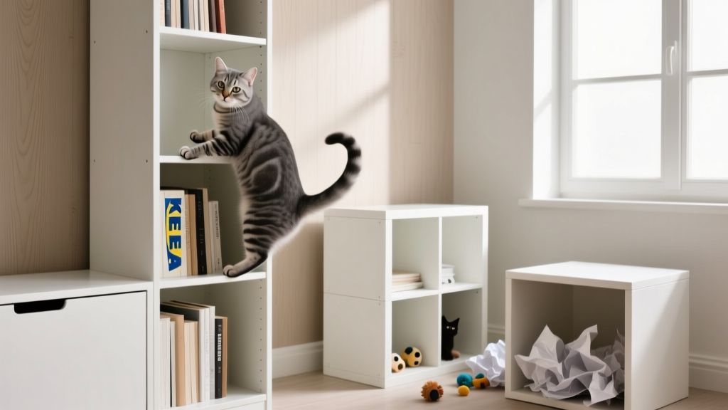 What Are Cat Behaviors IKEA? 7 Surprising Reasons Your Cat Obsesses Over BILLY Bookcases, KALLAX Cubes & LACK Side Tables (And How to Redirect Them Without Guilt or Glue)