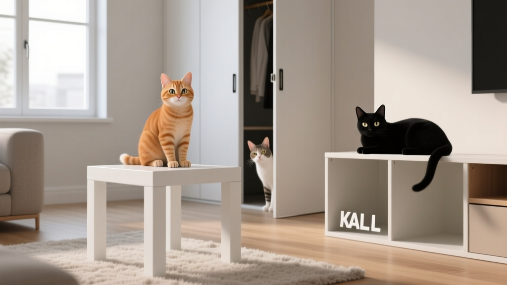 What Different Cat Behaviors Mean at IKEA: Decoding Your Cat’s Secret Language Around LACK Side Tables, KALLAX Shelves & PAX Closets (So You Stop Misreading Their ‘I Love This Spot’ as ‘I Hate This Spot’)