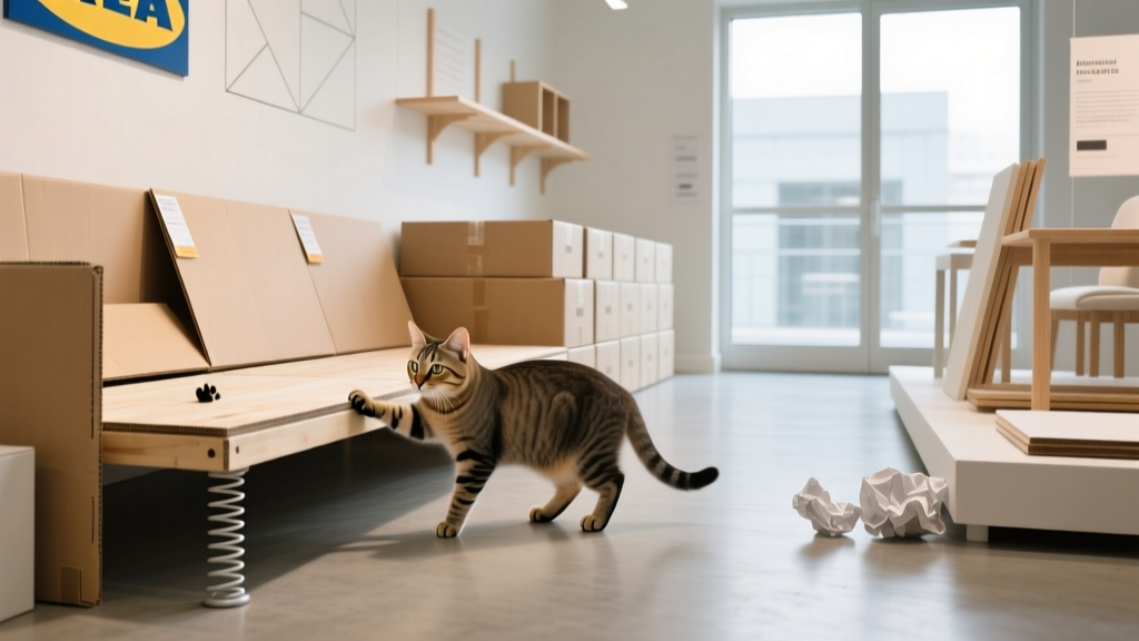 What Is a Cat’s Behavior at IKEA? The Real Reason Your Cat Loves Cardboard Boxes, Flat-Pack Displays, and Why They ‘Test’ Showroom Sofas (It’s Not Just Play)