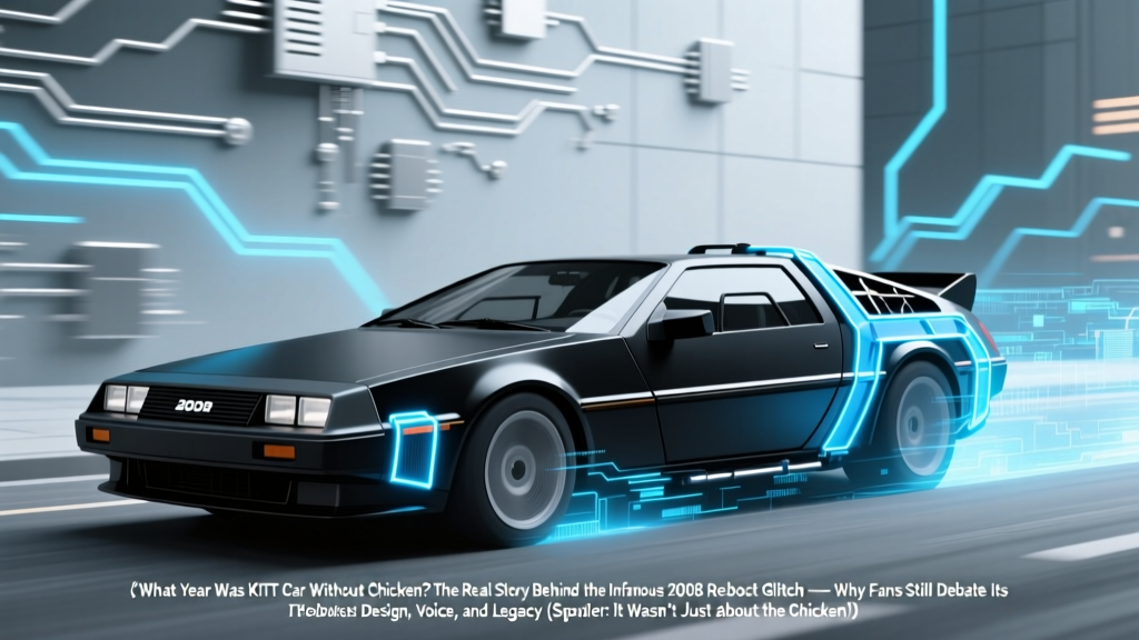 What Year Was KITT Car Without Chicken? The Real Story Behind the Infamous 2008 Reboot Glitch — Why Fans Still Debate Its Design, Voice, and Legacy (Spoiler: It Wasn’t Just About the Chicken)