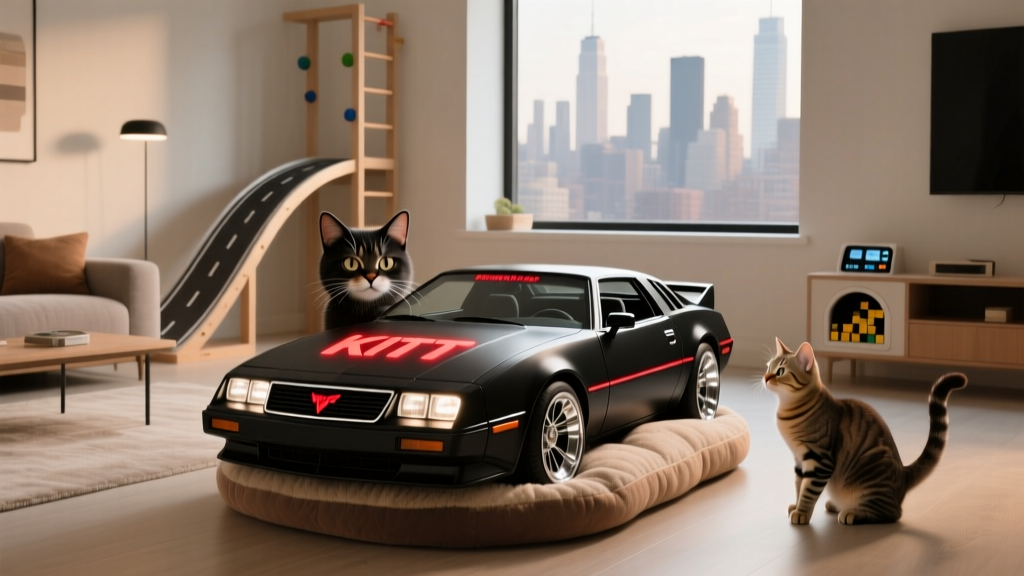 What Kinda Car Was KITT for Indoor Cats? Spoiler: It’s Not a Toy — Here’s the Real-World Enrichment Strategy Vets & Feline Behaviorists Use to Prevent Boredom, Stress, and Destructive Habits in Apartment Cats (Backed by 7 Years of Shelter Data)
