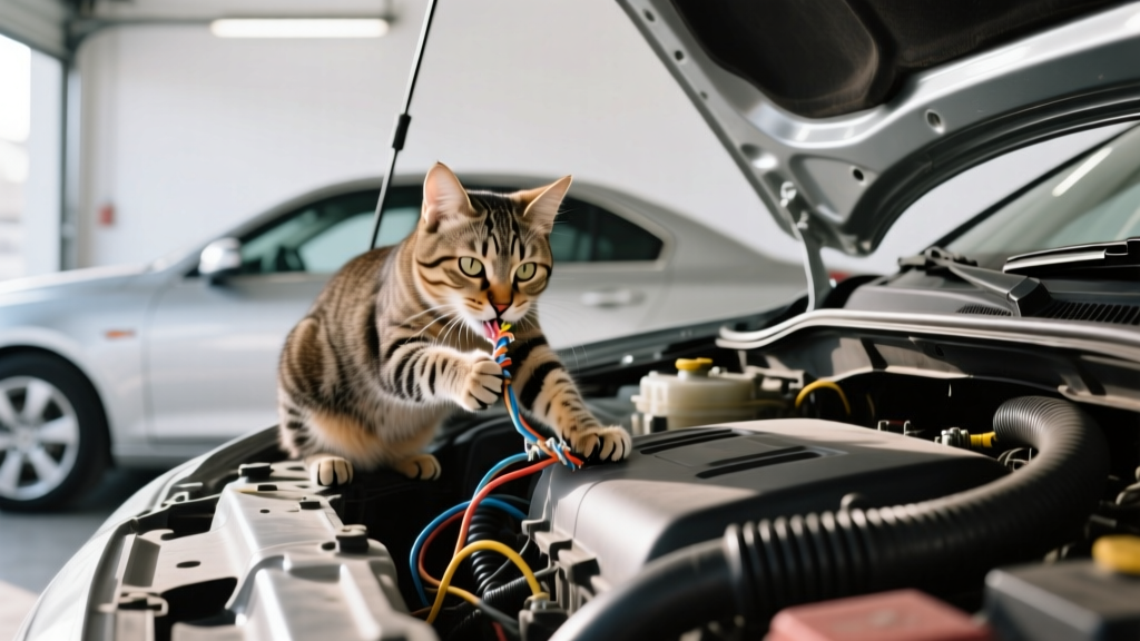 Where Is the Car Kitt Chewy? 7 Immediate Steps to Stop Your Cat from Chewing Wires, Hoses, and Car Interiors — Before It Costs You $1,200 in Repairs