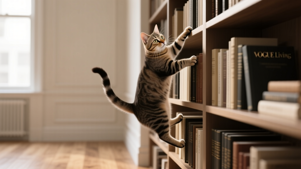 What Is Typical Cat Behavior for Climbing? 7 Surprising Truths That Explain Why Your Cat Scales Bookshelves, Curtains, and Ceiling Fans (And How to Redirect It Safely)