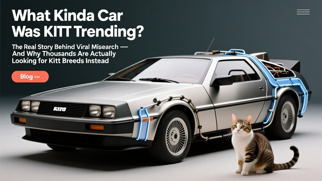 What Kinda Car Was KITT Trending? The Real Story Behind the Viral Missearch — And Why Thousands Are Actually Looking for Kitt Cat Breeds Instead