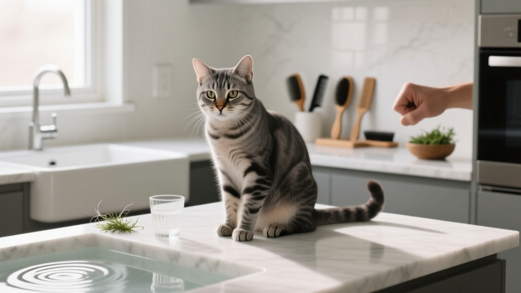 How to Recognize Bully Cat Behavior for Hairballs: 7 Subtle Signs Your Cat Is Stress-Triggering Vomiting (and What to Do Before It Escalates)