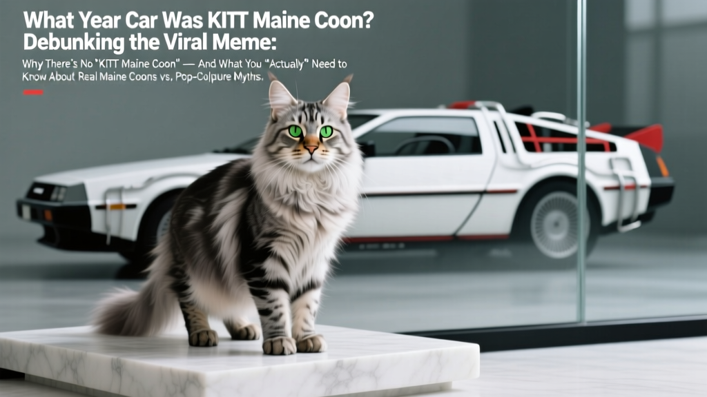 What Year Car Was KITT Maine Coon? Debunking the Viral Meme: Why There’s No 'KITT Maine Coon' — And What You *Actually* Need to Know About Real Maine Coons vs. Pop-Culture Myths