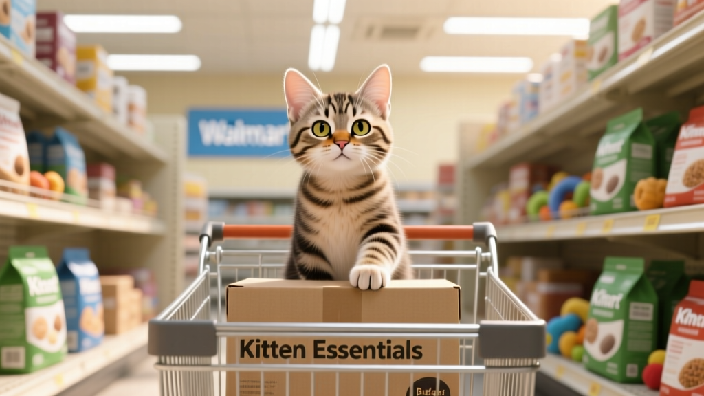How to Care a Kitten at Walmart