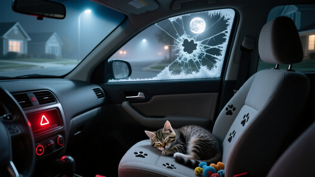 Can a kitten sleep in a car at night? The dangerous truth no one tells you: hypothermia risk spikes after sunset, carbon monoxide leaks go undetected, and stress-induced immune collapse can happen in under 90 minutes—even with windows cracked.