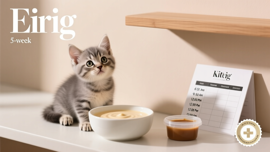 How to Take Care of a Kitten 5 Weeks Old