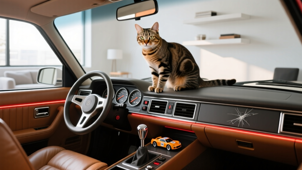 Why Your Indoor Cat Needs an 'A-Team Kitt' 80s Car Setup (Not Just a Toy): The Surprising Behavioral Science Behind Retro-Themed Enrichment That Reduces Stress, Stops Destructive Scratching, and Boosts Confidence in Under 2 Weeks