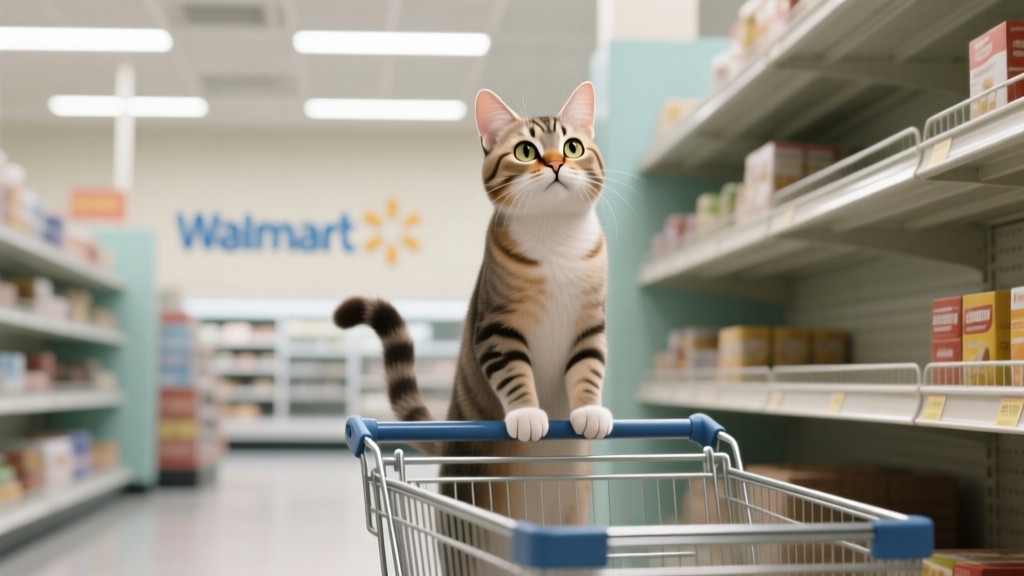 What Cat Behaviors Mean at Walmart: Decoding Your Feline’s Body Language in Stores (So You Don’t Misread Stress, Curiosity, or Overwhelm — and Actually Help Them)