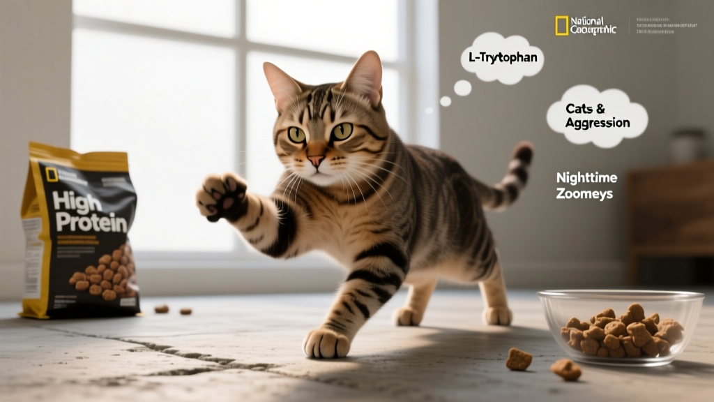 Why Your High-Protein Cat Food Might Be Fueling Aggression, Over-Grooming & Nighttime Zoomies—And Exactly How to Discourage Cat Behavior High Protein Is Accidentally Encouraging (Without Starving Their Instincts)