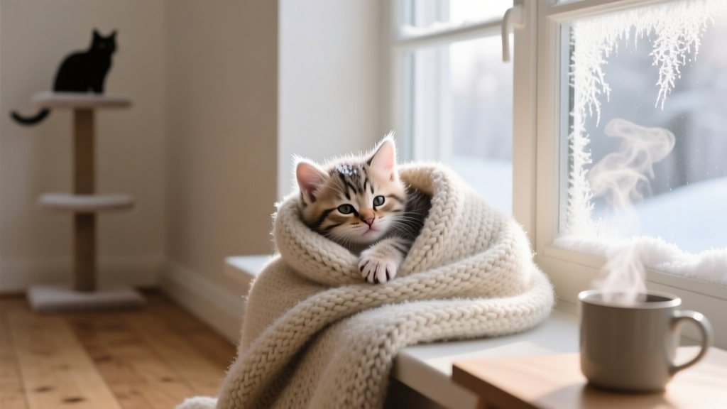 What Year Is Kitten Winter Care? (Spoiler: It’s Every Year — Here’s Your Vet-Approved 7-Step Cold-Weather Survival Plan for Kittens Under 6 Months)