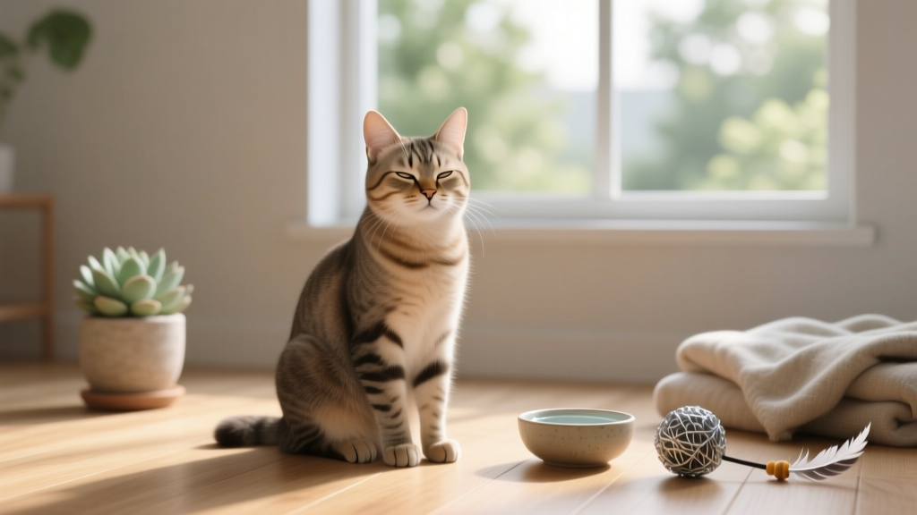 How to Discourage Cat Behavior for Anxiety Without Punishment: 7 Vet-Backed, Stress-Reducing Strategies That Actually Work (and Why Yelling, Spraying, or Isolation Make It Worse)