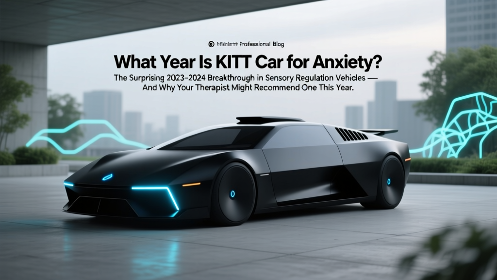 What Year Is KITT Car for Anxiety? The Surprising 2023–2024 Breakthrough in Sensory Regulation Vehicles — And Why Your Therapist Might Recommend One This Year