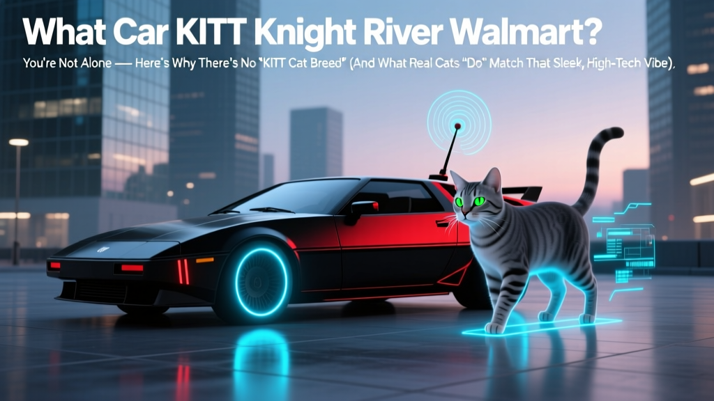 What Car KITT Knight Rider Walmart? You’re Not Alone — Here’s Why There’s No ‘KITT Cat Breed’ (And What Real Cats *Do* Match That Sleek, High-Tech Vibe)