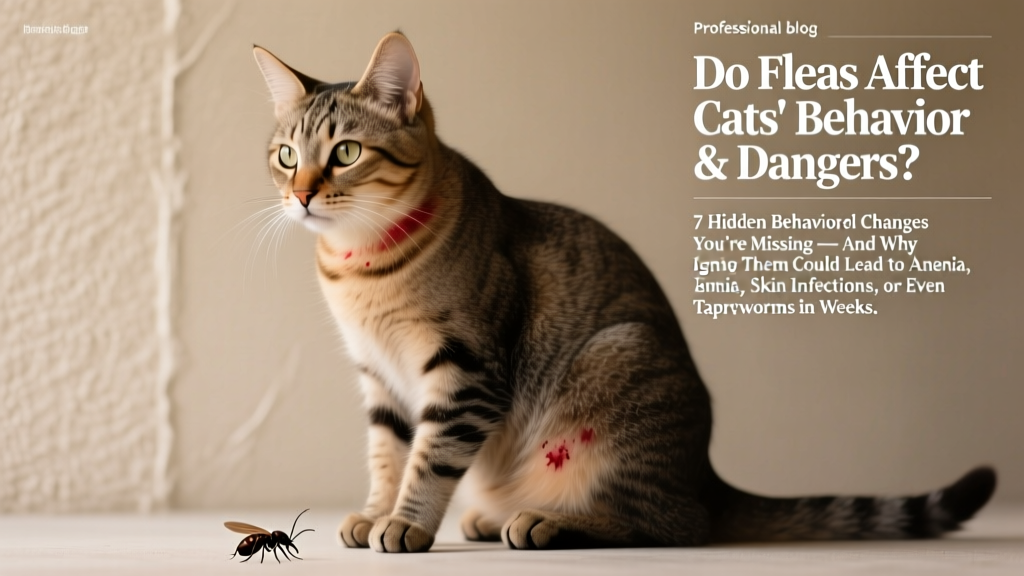 Do Fleas Affect Cats' Behavior & Dangers? 7 Hidden Behavioral Changes You’re Missing — And Why Ignoring Them Could Lead to Anemia, Skin Infections, or Even Tapeworms in Weeks
