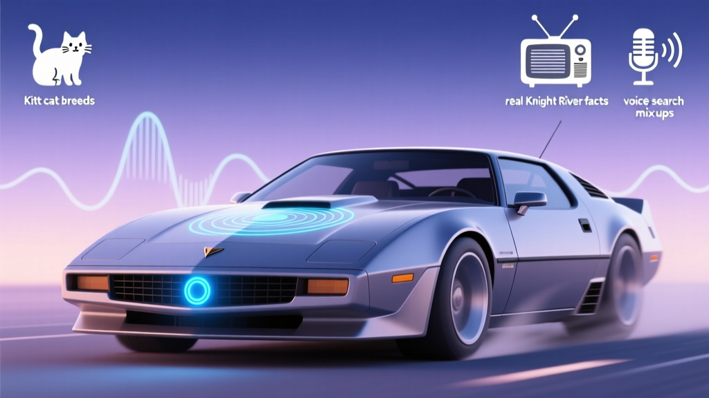 What Year Car Was KITT Tricks For? You’re Not Alone — We Decoded the Top 5 Voice Search Mix-Ups (Including Kitt Cat Breeds & Real Knight Rider Facts)
