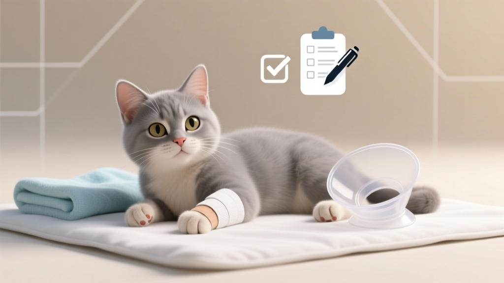 How to Care for Male Kitten After Neuter Surgery: Your 7-Day Recovery Checklist (Vet-Approved Steps to Prevent Licking, Reduce Pain & Avoid Complications)