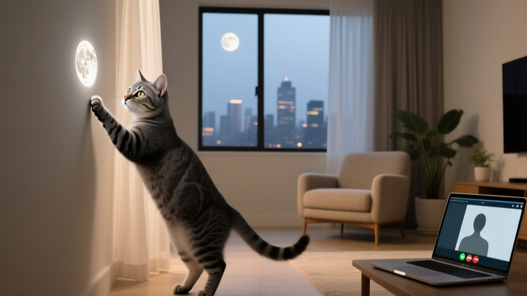 Why Your Apartment Cat Suddenly Scratches Walls at 3 AM, Hides During Zoom Calls, or Stares Out the Window for Hours: The Real Timing Triggers Behind 7 Common Indoor Behaviors (and Exactly How to Redirect Them Without Stress)