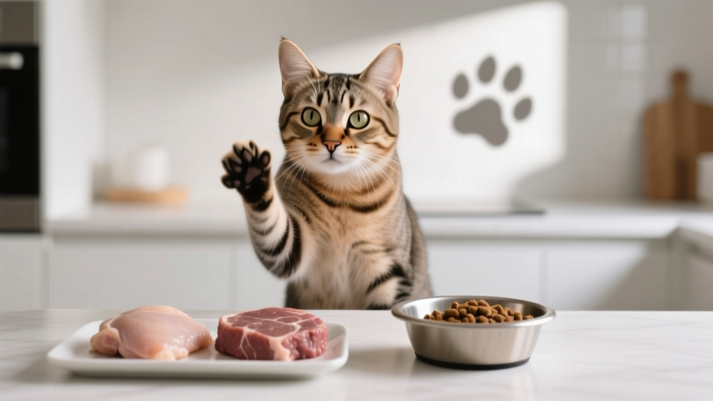 Why Cats Change Behavior on Raw Food: 7 Real-World Reasons (Not All Are Positive) — What Your Vet Isn’t Telling You About Sudden Hissing, Nighttime Zoomies, or Obsessive Kneading After Switching Diets