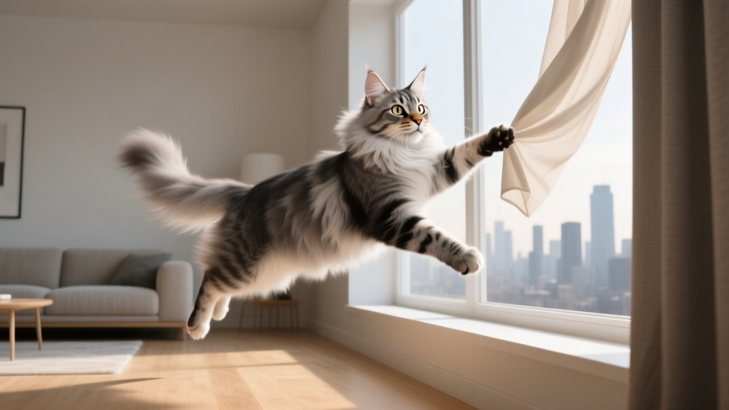When Cats Behavior Maine Coon: The 7 Critical Age Milestones Every Owner Misses (And Why Your 'Gentle Giant' Suddenly Chews the Curtains at 8 Months)