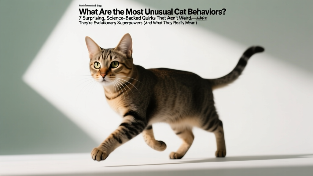 What Are the Most Unusual Cat Behaviors? 7 Surprising, Science-Backed Quirks That Aren’t Weird—They’re Evolutionary Superpowers (And What They Really Mean)