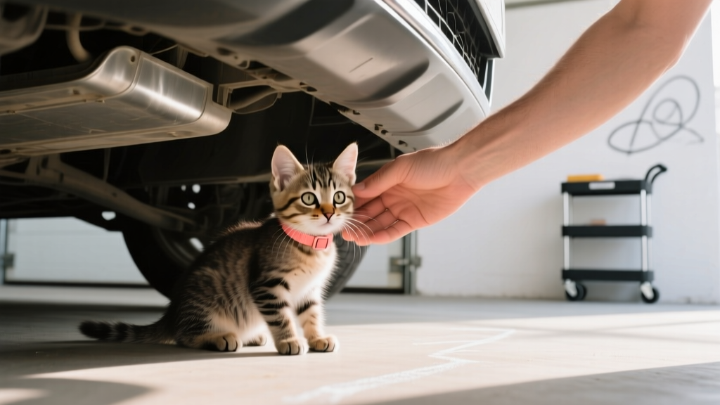 How to Get a Kitten from Under a Car Safely: 7 Calm, Vet-Approved Steps That Prevent Panic, Injury, and Re-hiding (Most People Skip #3)