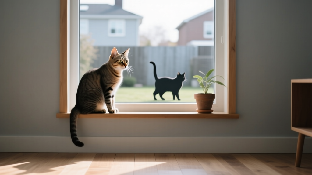 Do House Cats Social Behavior for Outdoor Cats? What Your Indoor Cat *Really* Thinks When They See Stray or Neighbour Cats Outside (And How to Prevent Stress, Aggression & Window Littering)