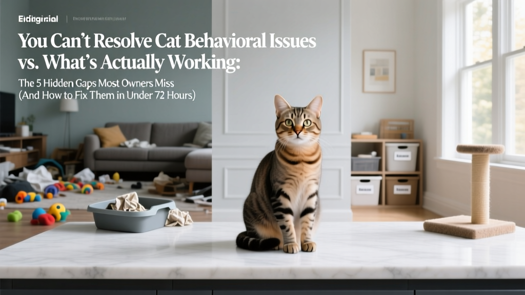 You Can’t Resolve Cat Behavioral Issues vs. What’s Actually Working: The 5 Hidden Gaps Most Owners Miss (And How to Fix Them in Under 72 Hours)