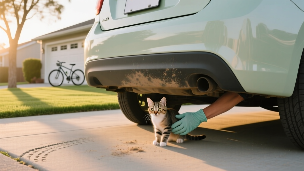 How to Get a Kitten Out from Under the Car Safely: 7 Calm, Vet-Approved Steps That Work (Without Chasing, Yelling, or Risking Injury)