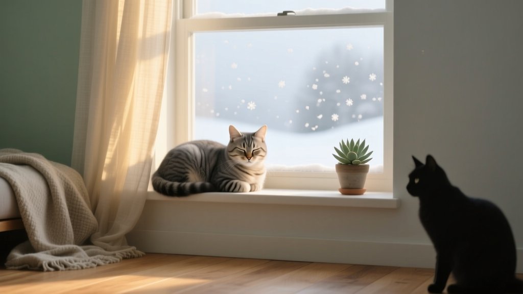 Why Cat Behavior Changes in Winter Care: 7 Science-Backed Reasons Your Cat Is Suddenly Needy, Lethargic, or Agitated — And Exactly What to Do Before It Worsens