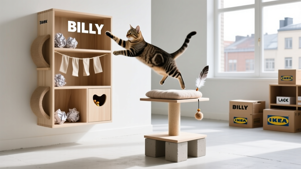 What Cat Toys Are Best IKEA? 7 Vet-Approved Hacks to Turn $3 BILLY Shelves & $1.99 LACK Tables Into Enrichment Powerhouses (Without Spending $80 on 'Cat-Specific' Gear)