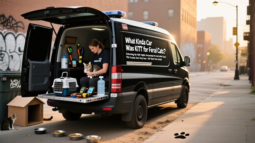 What Kinda Car Was KITT for Feral Cats? — Debunking the Viral Myth & Revealing the *Real* Mobile Tools That Actually Save Stray Lives (Not Black Trans Ams)