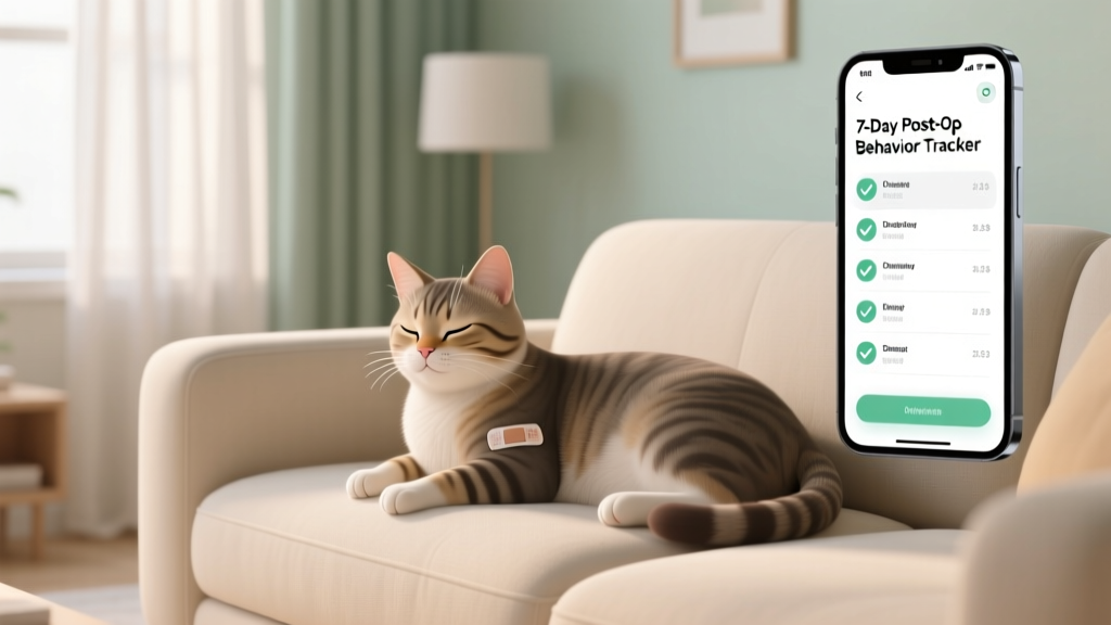 Does cat behavior change after spaying? What actually happens (and what’s just myth) — plus a 7-day post-op behavior checklist every owner needs before day 3.