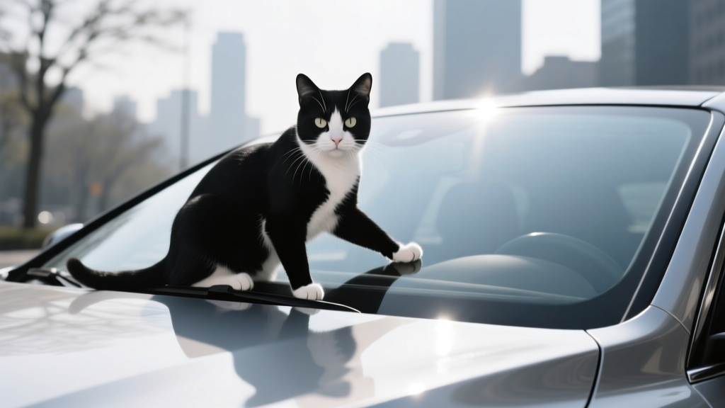 Don’t Park Too Close, Kitten—I’m Edging Car Window Sign: The Real Reason Your Cat Stares, Blocks, and ‘Claims’ Your Windshield (and How to Redirect It Safely)