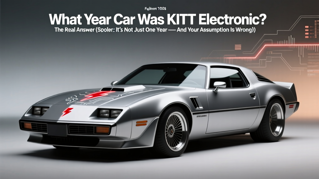 What Year Car Was KITT Electronic? The Real Answer (Spoiler: It’s Not Just One Year — And Your Assumption Is Wrong)