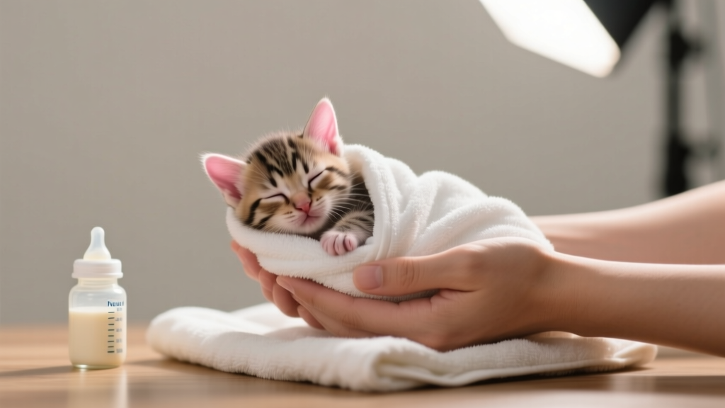 How to Care for a Newborn Kitten Without Mother: The Critical First 72 Hours (What Most People Get Wrong — And How to Save Their Life)