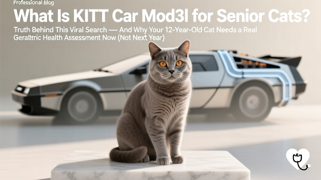What Is KITT Car Mod3l for Senior Cats? The Truth Behind This Viral Search — And Why Your 12-Year-Old Cat Needs a Real Geriatric Health Assessment *Now* (Not Next Year)