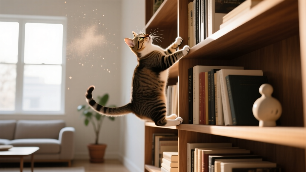 What Does Cat Behavior Mean for Climbing? 7 Hidden Signals Your Cat Is Sending When They Scale Bookshelves, Curtains, and Counters (And What to Do Before It Becomes Dangerous)