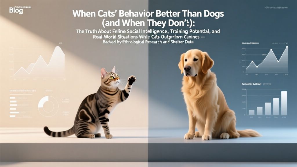 When Cats Behavior Better Than Dogs (and When They Don’t): The Truth About Feline Social Intelligence, Training Potential, and Real-World Situations Where Cats Outperform Canines — Backed by Ethnological Research and Shelter Data