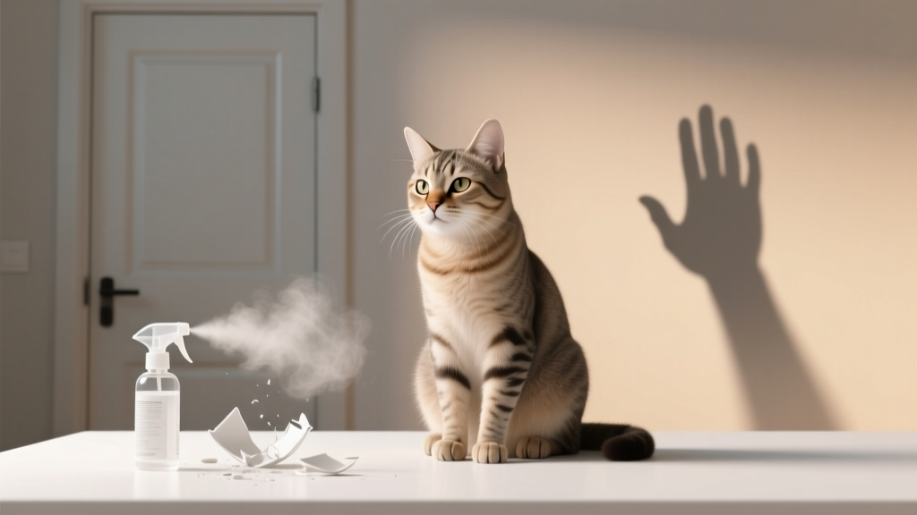 Can You Punish a Cat for Bad Behavior? The Truth About Why Yelling, Spraying, or Isolation Backfire — And What Actually Works (Backed by Feline Behaviorists)
