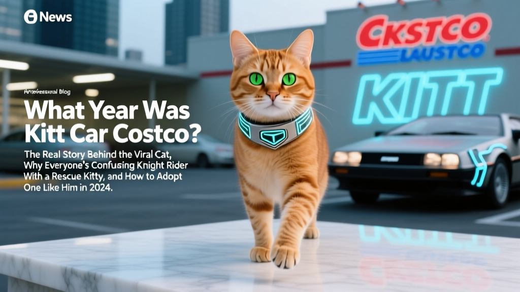 What Year Was Kitt Car Costco? The Real Story Behind the Viral Cat, Why Everyone’s Confusing Knight Rider With a Rescue Kitty, and How to Adopt One Like Him in 2024