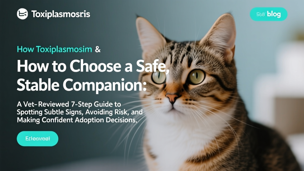 How Toxoplasmosis Affects Behavior in Cats—and How to Choose a Safe, Stable Companion: A Vet-Reviewed 7-Step Guide to Spotting Subtle Signs, Avoiding Risk, and Making Confident Adoption Decisions
