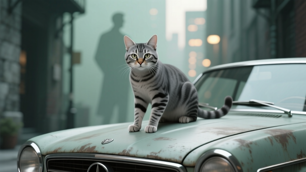 Who Owns Kitt the Car Modern? The Real Story Behind the Viral Gray Tabby — From Abandoned Kitten to Global Meme Legend (And Why His Owner Stayed Anonymous for 3 Years)