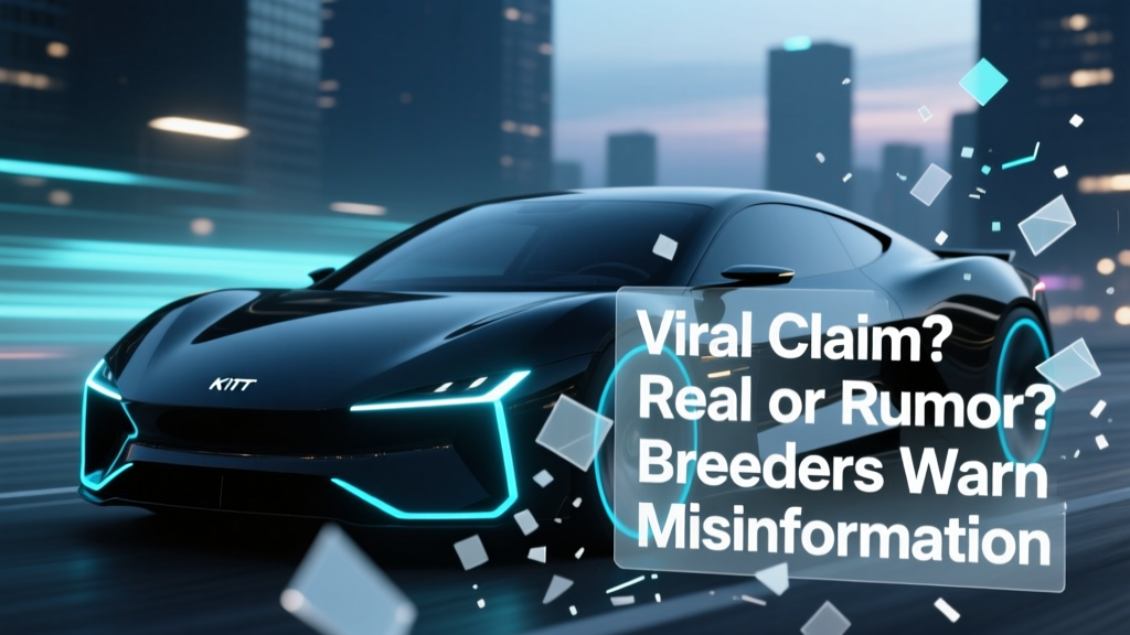 What Was the Kitt Car Latest? We Investigated Every Viral Claim — Here’s What’s Real, What’s Rumor, and Why Breeders Are Warning Against This Misinformation