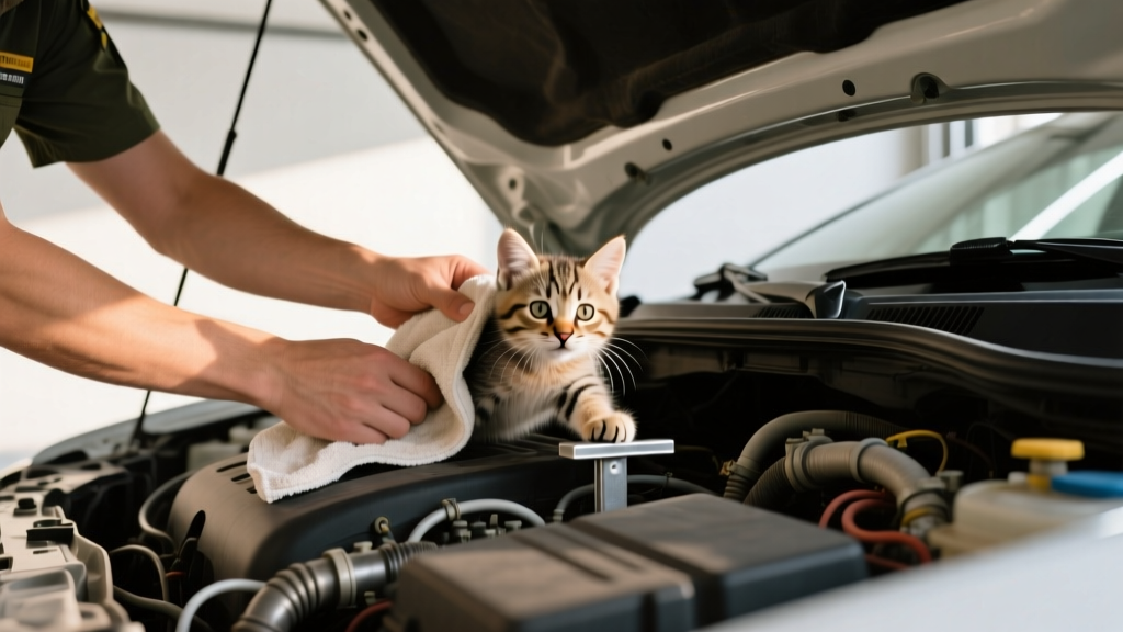 How to Get a Kitten Out of a Car Engine Safely: 7 Calm, Step-by-Step Actions That Prevent Injury (and Why Yanking It Out Is the #1 Mistake)